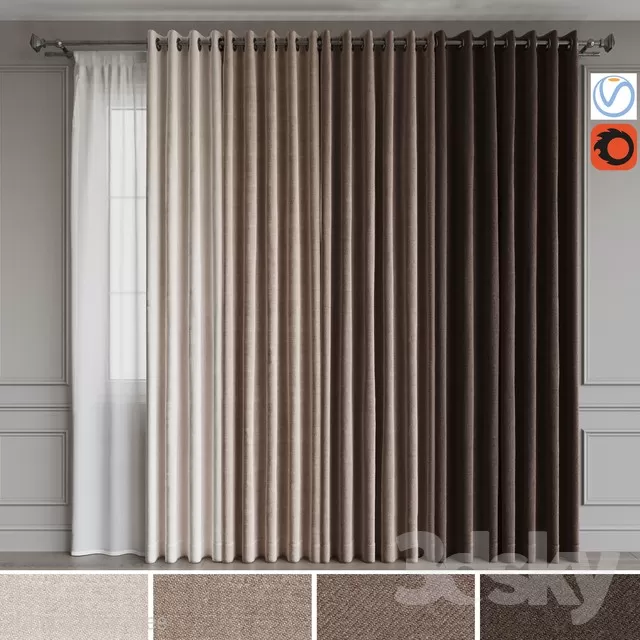 DECOR HELPER – CURTAIN 3D MODELS – 38