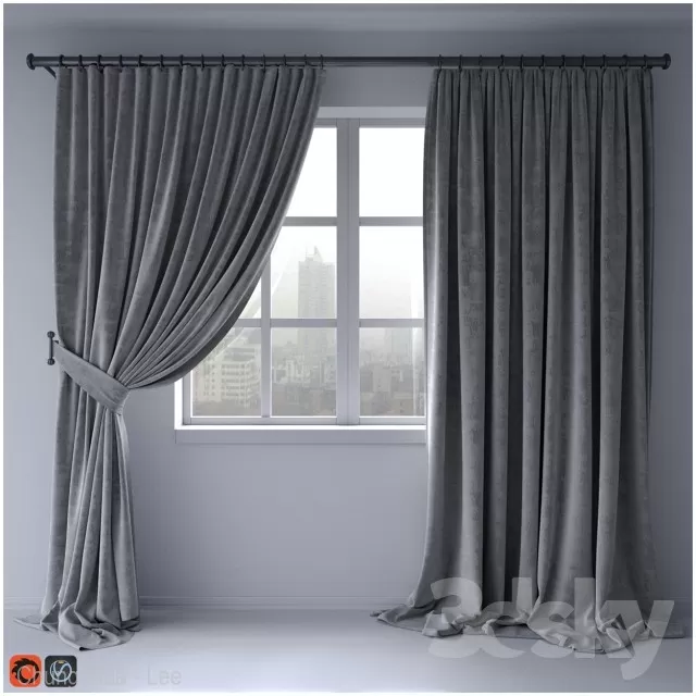 DECOR HELPER – CURTAIN 3D MODELS – 46