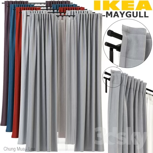 DECOR HELPER – CURTAIN 3D MODELS – 49