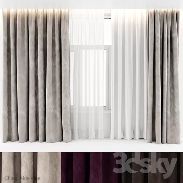 DECOR HELPER – CURTAIN 3D MODELS – 57