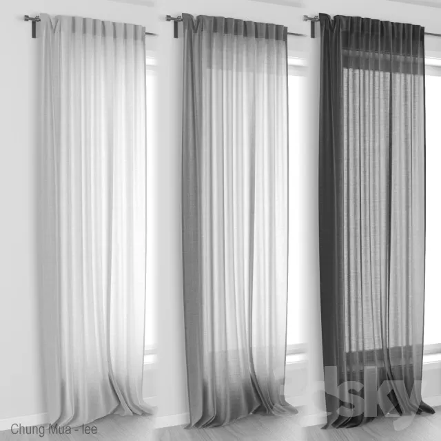 DECOR HELPER – CURTAIN 3D MODELS – 75