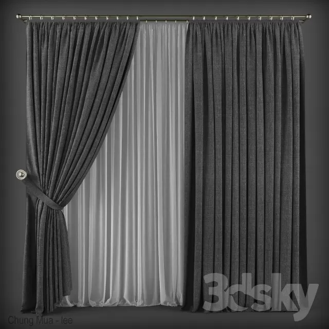 DECOR HELPER – CURTAIN 3D MODELS – 77