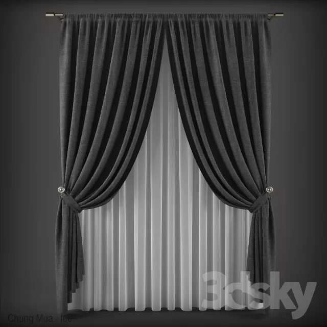 DECOR HELPER – CURTAIN 3D MODELS – 85