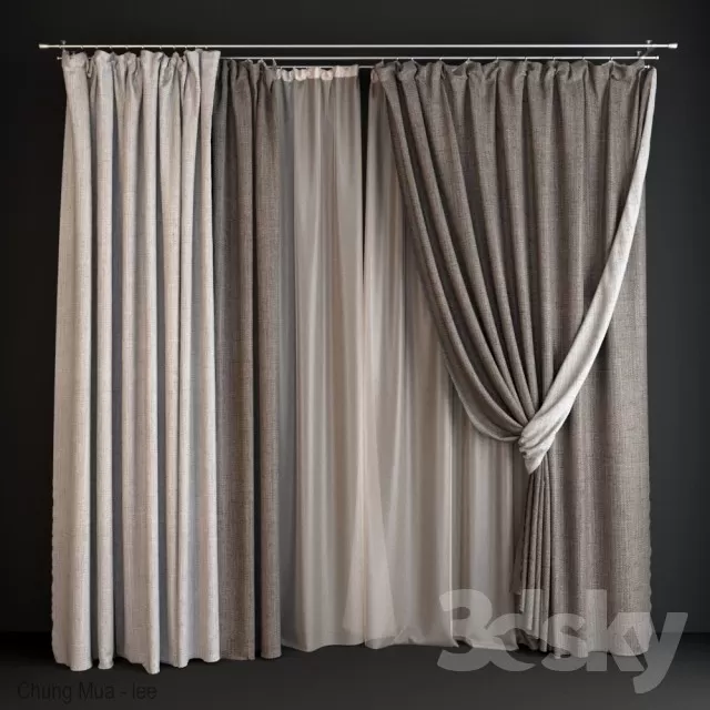 DECOR HELPER – CURTAIN 3D MODELS – 88