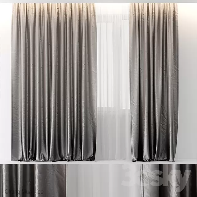 DECOR HELPER – CURTAIN 3D MODELS – 100