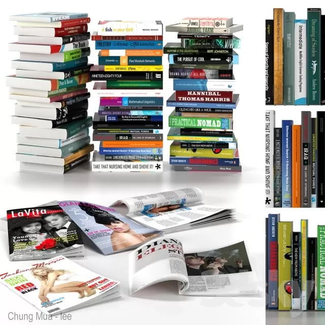 DECOR HELPER – DECOR – BOOK 3D MODELS – 3