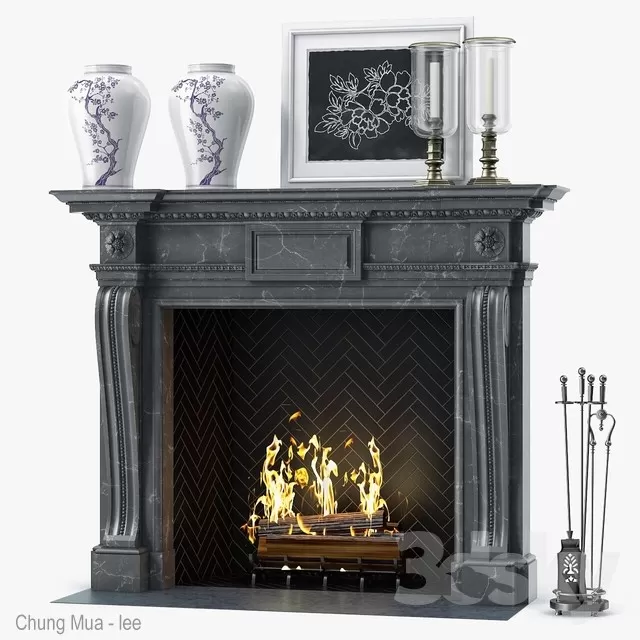 DECOR HELPER – DECOR – FIREPLACE 3D MODELS – 41