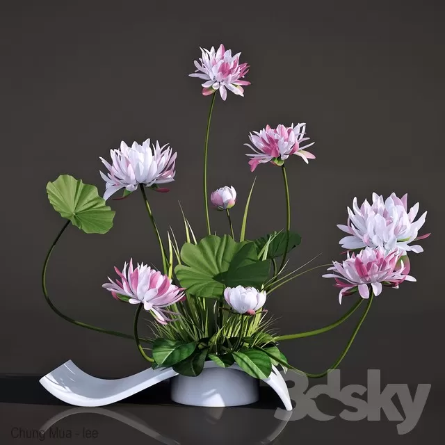 DECOR HELPER – DECOR – FLOWER 3D MODELS – 114