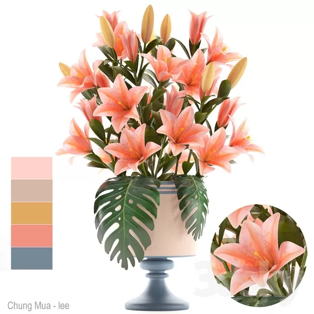 DECOR HELPER – DECOR – FLOWER 3D MODELS – 122