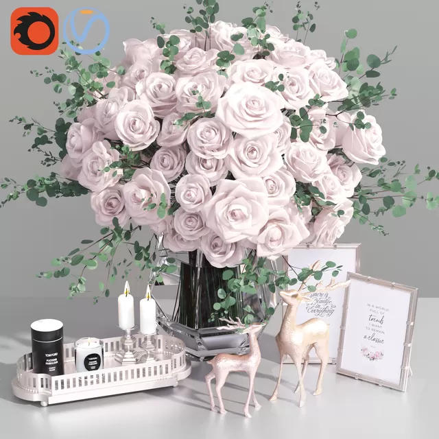 DECOR HELPER – DECOR – FLOWER 3D MODELS – 28