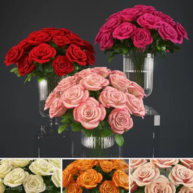 DECOR HELPER – DECOR – FLOWER 3D MODELS – 60
