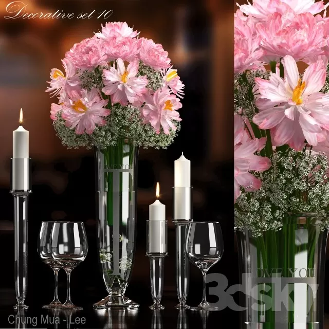 DECOR HELPER – DECOR – FLOWER 3D MODELS – 68