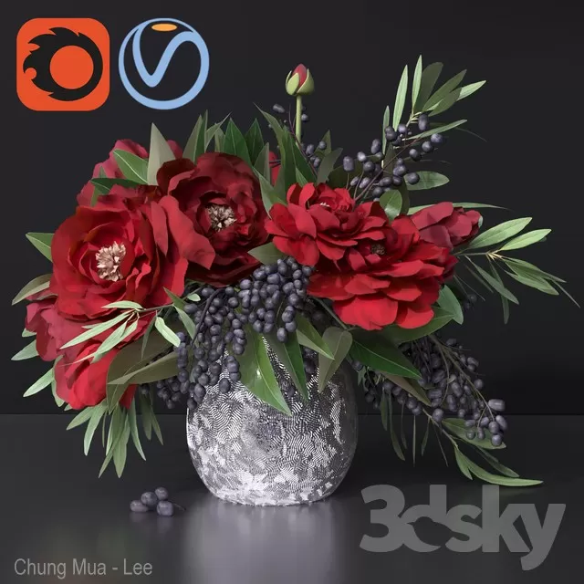 DECOR HELPER – DECOR – FLOWER 3D MODELS – 77