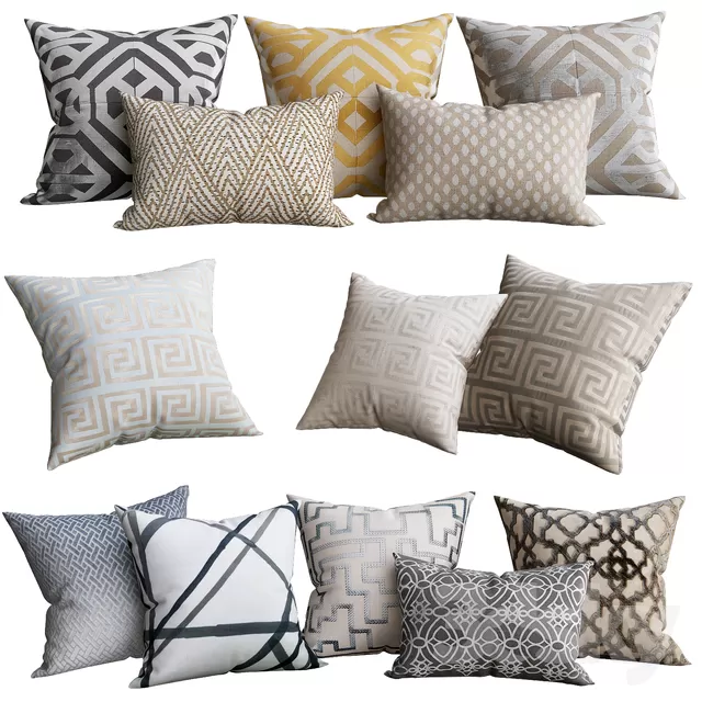 DECOR HELPER – DECOR – PILLOW 3D MODELS – 2