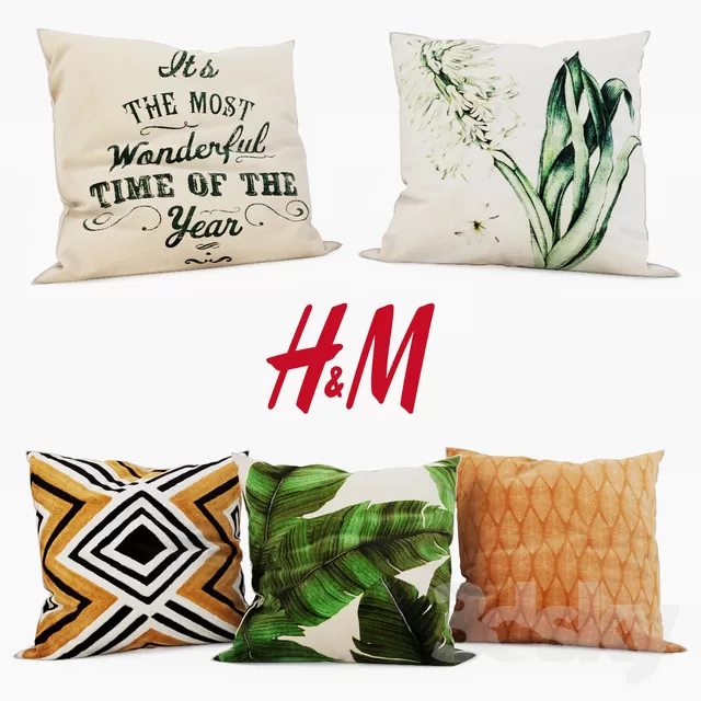 DECOR HELPER – DECOR – PILLOW 3D MODELS – 3