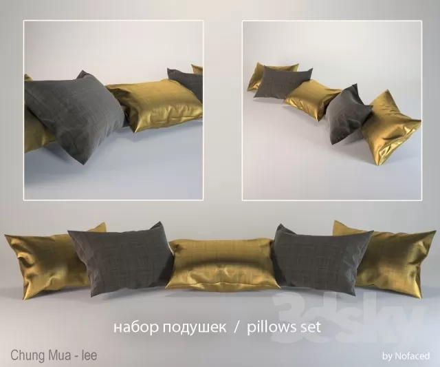 DECOR HELPER – DECOR – PILLOW 3D MODELS – 23