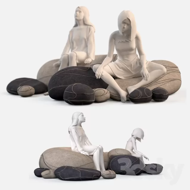 DECOR HELPER – DECOR – SCULPTURE 3D MODELS – 164
