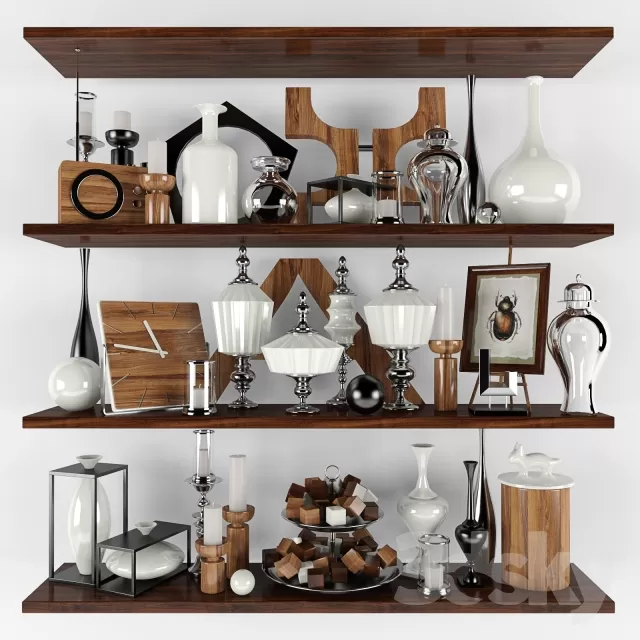 DECOR HELPER – DECOR – SHELVES 3D MODELS – 30