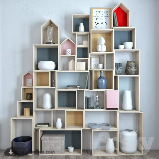 DECOR HELPER – DECOR – SHELVES 3D MODELS – 31