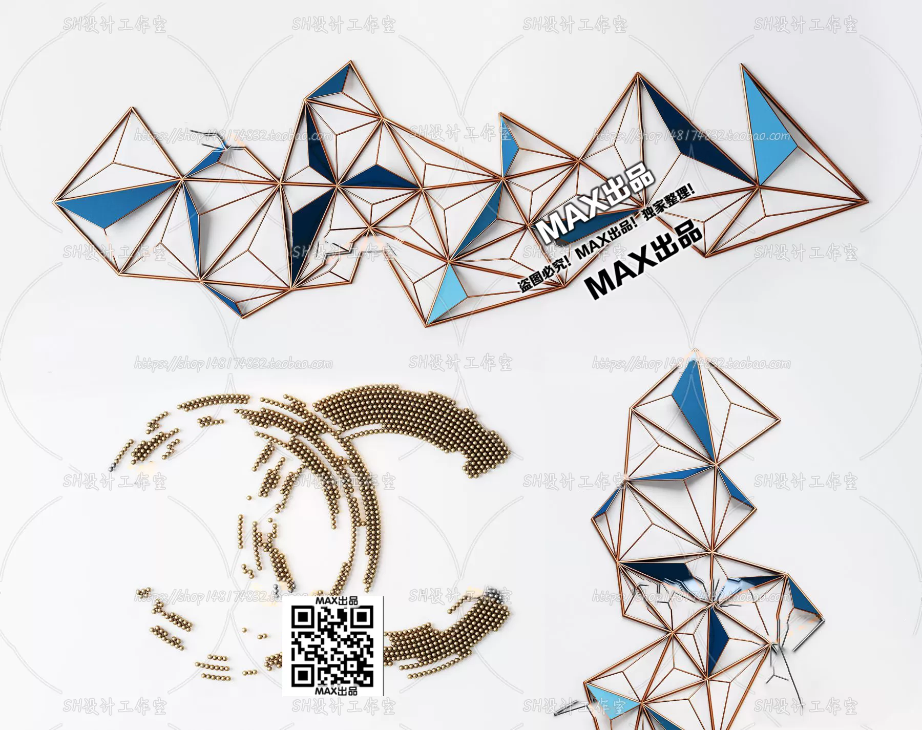 DECOR HELPER – DECOR – WALL 3D MODELS – 24