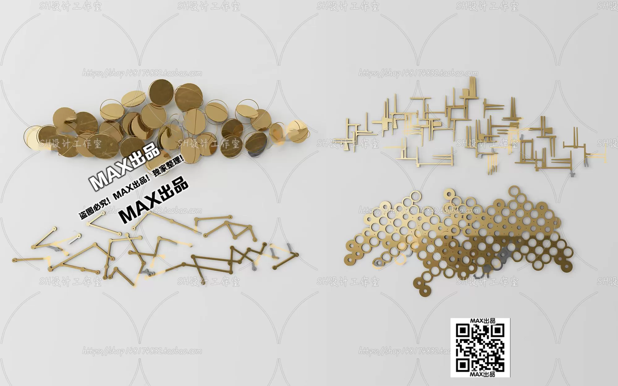 DECOR HELPER – DECOR – WALL 3D MODELS – 40