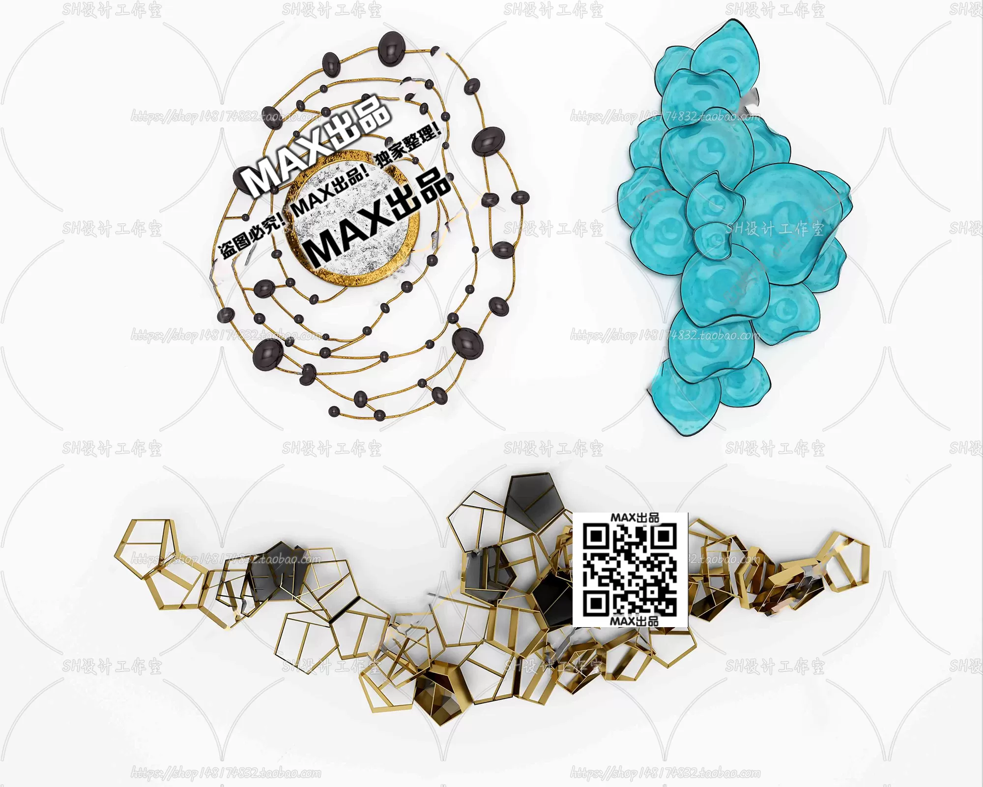 DECOR HELPER – DECOR – WALL 3D MODELS – 8