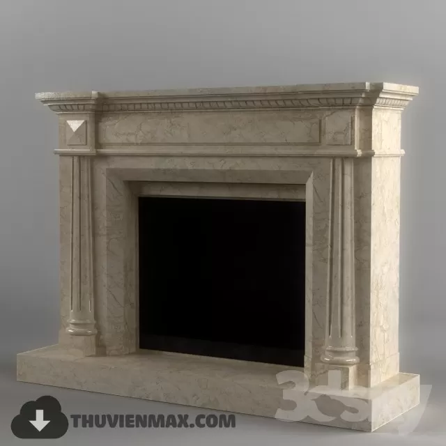 Decoration 3D Models – Fire Place & Radiator 027 Decoration 3D Models – Fire Place & Radiator 027