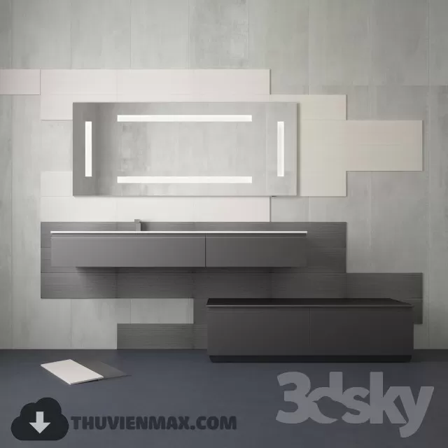 Decoration – Bathroom Furniture 3D Models – 010
