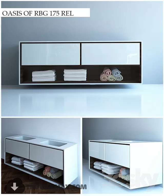 Decoration – Bathroom Furniture 3D Models – 022