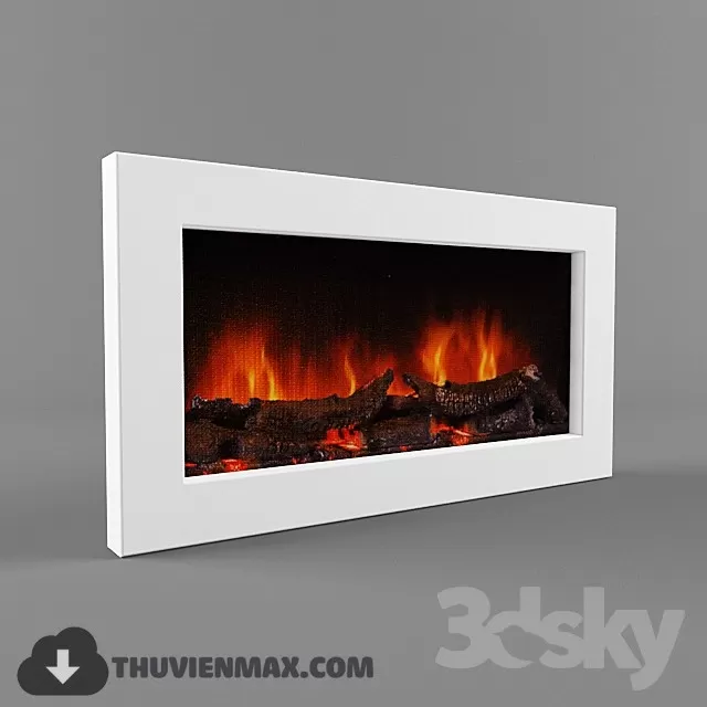 Decoration 3D Models – Fire Place & Radiator 033 Decoration 3D Models – Fire Place & Radiator 033