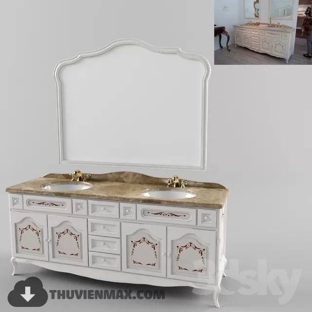 Decoration – Bathroom Furniture 3D Models – 038