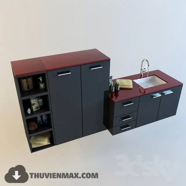 Decoration – Bathroom Furniture 3D Models – 040