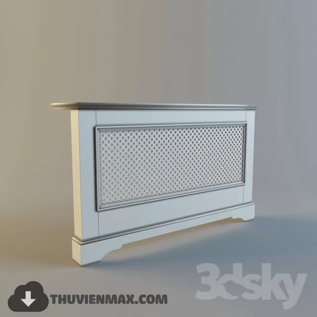 Decoration 3D Models – Fire Place & Radiator 035 Decoration 3D Models – Fire Place & Radiator 035