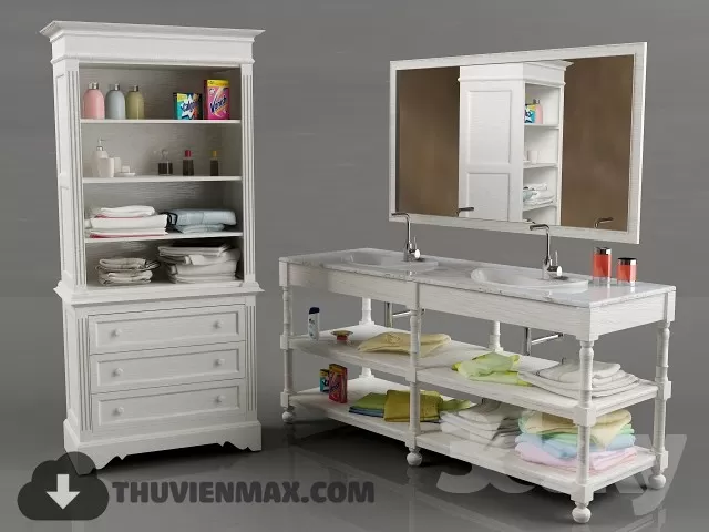 Decoration – Bathroom Furniture 3D Models – 054