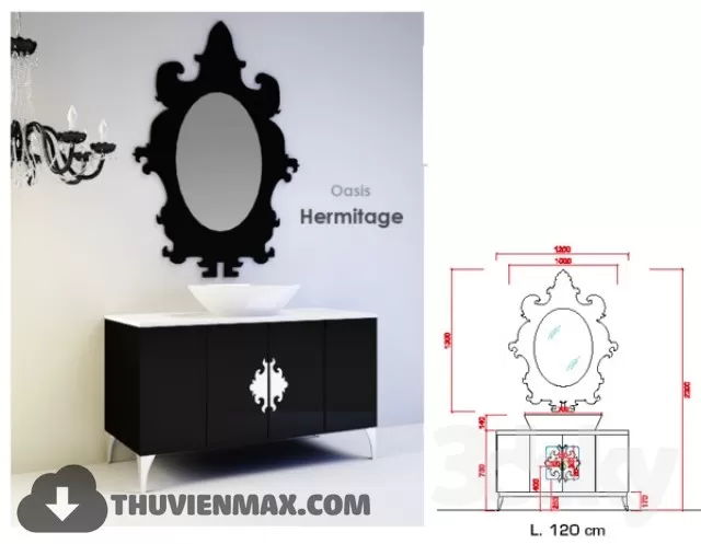 Decoration – Bathroom Furniture 3D Models – 081