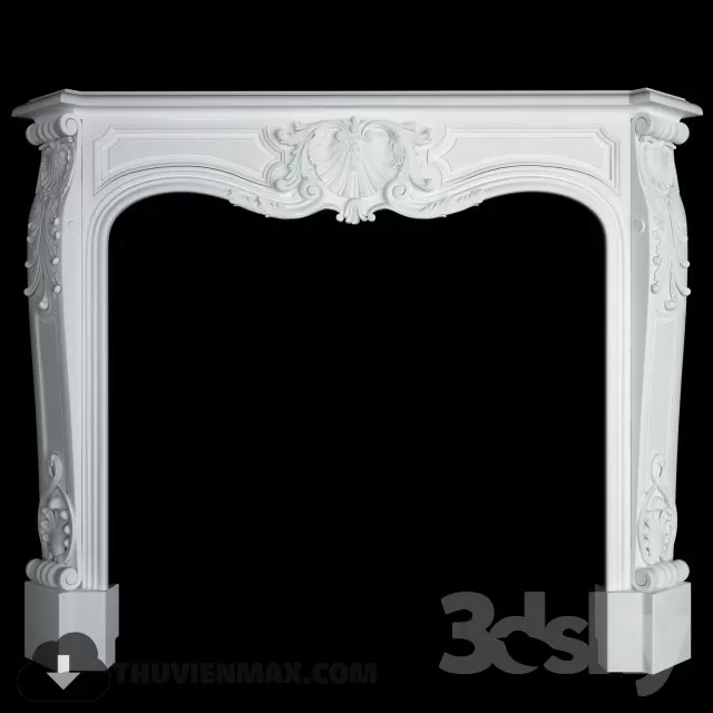Decoration 3D Models – Fire Place & Radiator 038 Decoration 3D Models – Fire Place & Radiator 038