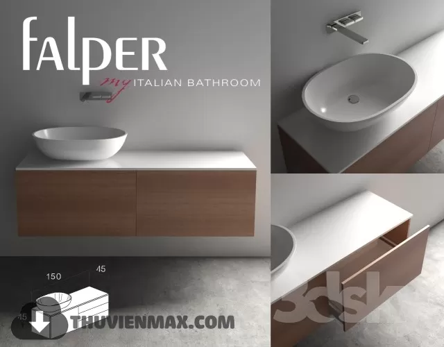 Decoration – Bathroom Furniture 3D Models – 085