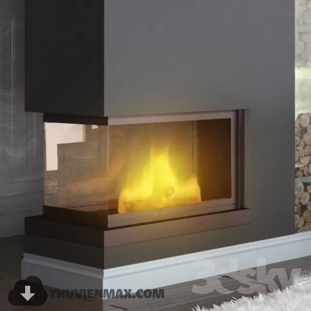 Decoration 3D Models – Fire Place & Radiator 039 Decoration 3D Models – Fire Place & Radiator 039
