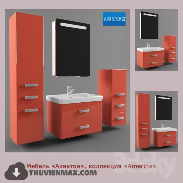Decoration – Bathroom Furniture 3D Models – 095