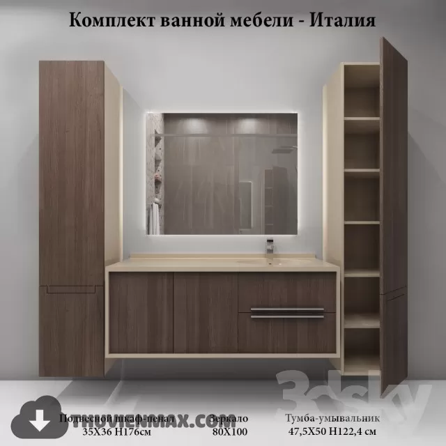 Decoration – Bathroom Furniture 3D Models – 141