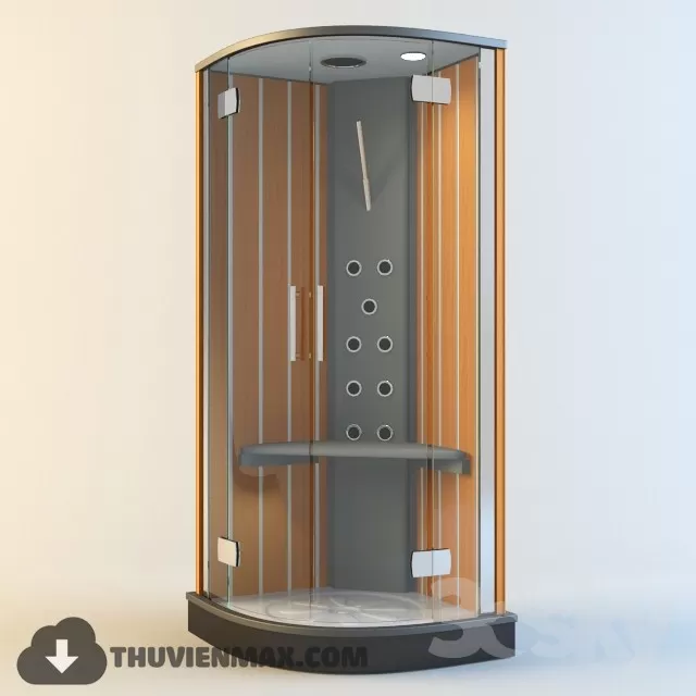 Decoration – Bathtub & Shower Cubicle 3D Models – 003