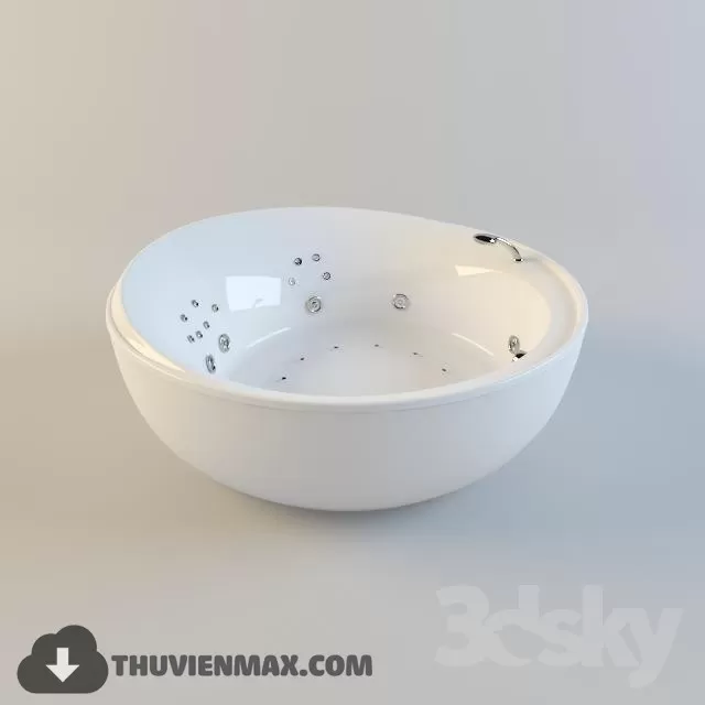 Decoration – Bathtub & Shower Cubicle 3D Models – 006