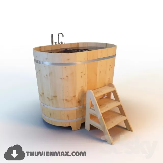 Decoration – Bathtub & Shower Cubicle 3D Models – 009