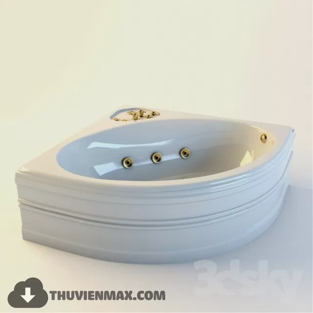 Decoration – Bathtub & Shower Cubicle 3D Models – 012