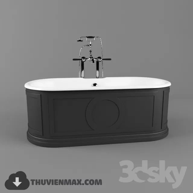 Decoration – Bathtub & Shower Cubicle 3D Models – 013