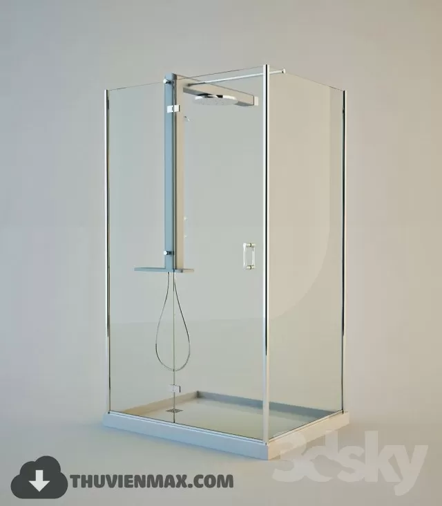 Decoration – Bathtub & Shower Cubicle 3D Models – 019