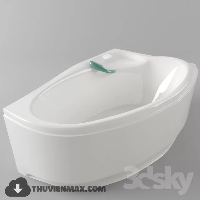 Decoration – Bathtub & Shower Cubicle 3D Models – 028