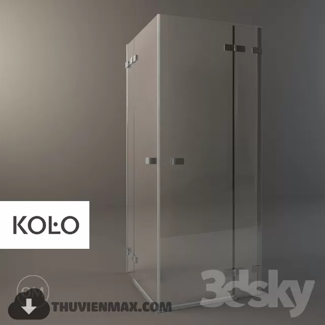 Decoration – Bathtub & Shower Cubicle 3D Models – 036