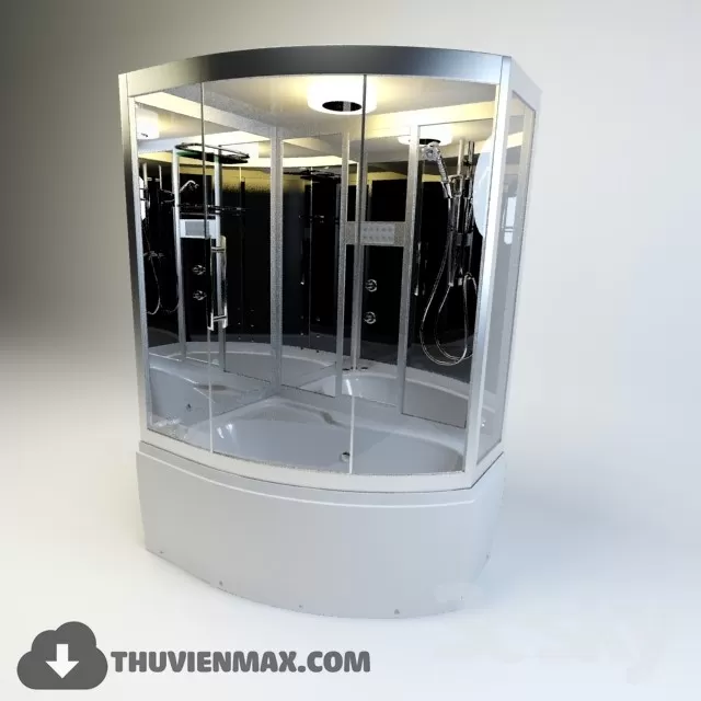 Decoration – Bathtub & Shower Cubicle 3D Models – 039