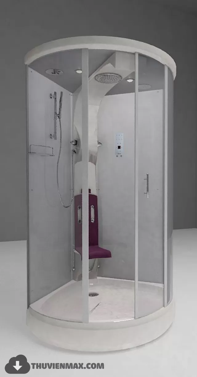 Decoration – Bathtub & Shower Cubicle 3D Models – 042